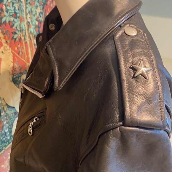 Schott Bros Perfecto One Star Leather Motorcycle Jacket - RARE VINTAGE 60s-70s - Picture 9 of 14